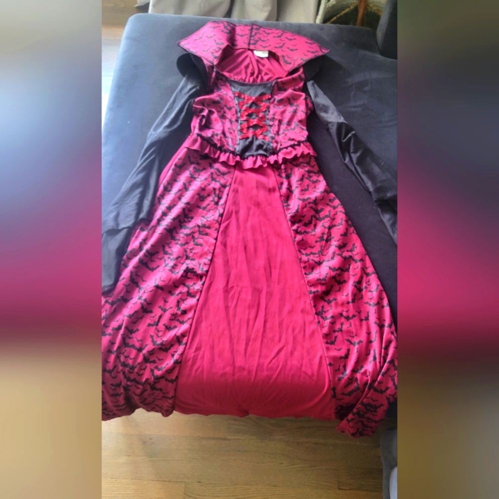 Girls Dracula Dress Costume